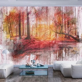 Fotomurale adesivo  Autumnal Forest  Larghezza x Altezza Home decor 98x70