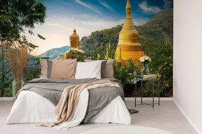 Carta da parati – Vista del Buddha dorato