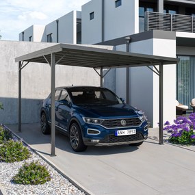 PRIMEYARD 3,02x4,69m Tettoia per auto, antracite - (GFPV00997)