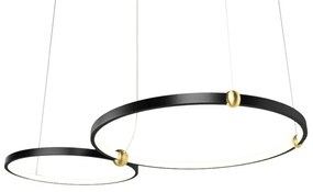 LAMPADA Black Ring led + pilota APP763-30-50