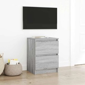 Mobile Tv Grigio Sonoma 40x35x54 Cm İn Legno Multistrato /