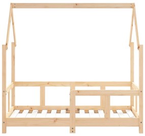 Giroletto per bambini 70x140 cm in legno massello di pino