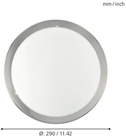 EGLO 82942 - Plafoniera PLANET 1xE27/60W