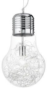 Ideal Lux - Lampadario a sospensione con filo 1xE27/60W/230V diametro 30 cm