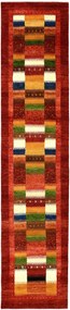 Loribaft Tappeto 80 x 390 (Indian) Annodato A Mano