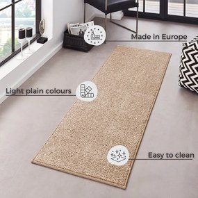 Runner beige , 80 x 400 cm Pure - Hanse Home