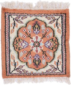 Agra Tappeto orientale 30x30 (Indian) Annodato A Mano