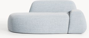 Divano 2 posti in bouclé con chaise longue Wolke