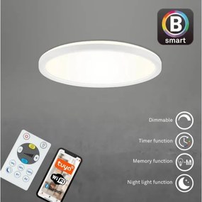 Briloner 7058-016 - Luce LED dimmerabile SLIM LED/18W/230V Wi-Fi Tuya + +TC