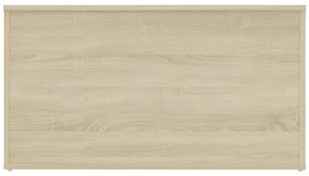 Cassapanca rovere sonoma 84x42x46 cm in legno ingegnerizzato