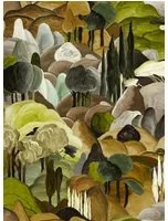 Arte Tapete All Ombra Dei Cipressi - Forest Walk