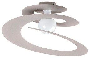 Plafoniera moderno Spirale Ø 50 cm ambrato IP20, 1XE27
