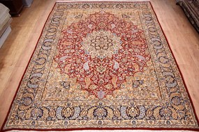 Kerman Tappeto persiano 310x420 (Iran) Annodato A Mano