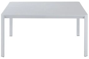 Tavolo da giardino allungabile Idaho NATERIAL in alluminio grigio per 8 persone 97/149x149cm