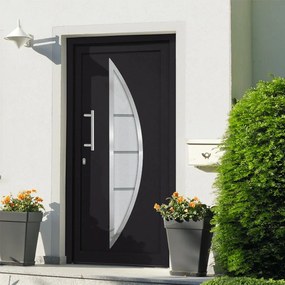 Porta Di Ingresso Antracite 98x208 Cm /