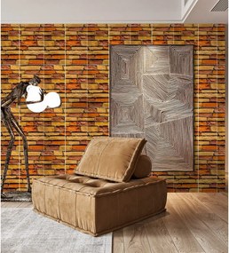 Set di pannelli adesivi per muro 6 pz 30x60 cm Brick Wall – SP TREND