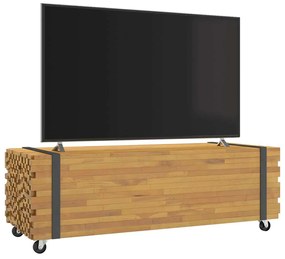 Tavolino da salotto 110x45x35 cm in legno massello di teak