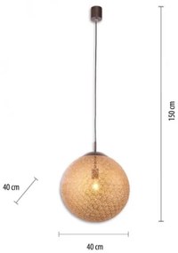 Paul Neuhaus 2421-48 - Lampadario a sospensione con filo GRETA 1xE27/60W/230V