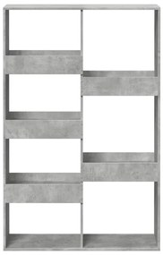 Divisorio grigio cemento 100x33x155,5 cm in truciolato