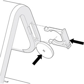 Nedis WCACQ10W1WT - LED RGB Orologio a sveglia con caricatore wireless LED/10W/5V bianco