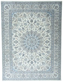 Nain Tappeto 290x390 Beige (Iran) Annodato A Mano