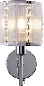 Globo 15091W - Applique WALLA 1xE14/40W/230V cromo