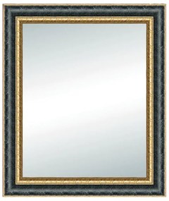 Specchio rettangolare in legno nero 72 x 92 cm