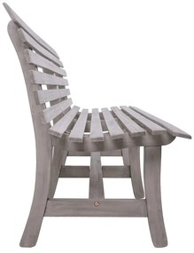 Panchina da giardino in legno grigio Mandalay - Garden Pleasure