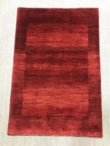 Loribaft Tappeto 80 x 120 Rosso (Iran) Annodato A Mano