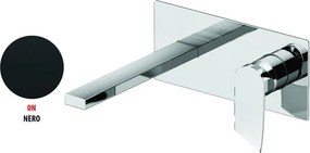 Rubinetto per lavabo Soffio nero opaco GATTONI RUBINETTERIA getto laminare cristallino
