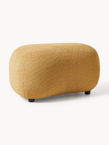 Pouf in teddy-bouclé Alba