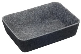 WENKO 64502100 - Organizzatore per cassetto FELT 28,5x20 cm grigio