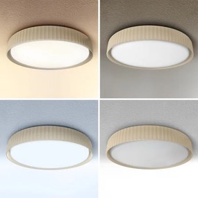 Brilagi - Plafoniera dimmerabile a LED LUCIA LED/60W/230V Ø 59 cm beige + telecomando incluso