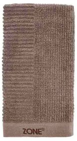 Asciugamano in cotone marrone 50x100 cm - Zone