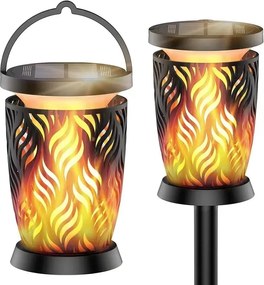 Set di 2 lampade solari a LED per esterni ø 8 cm - Garden Pleasure