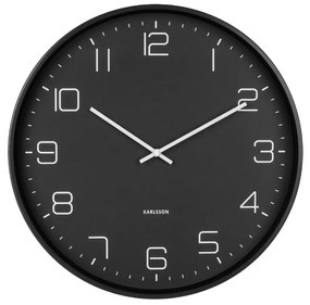 Orologio da parete nero , ø 40 cm Lofty - Karlsson
