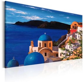 Quadro dipinto  Beautiful Santorini  Larghezza x Altezza Home decor 90x60