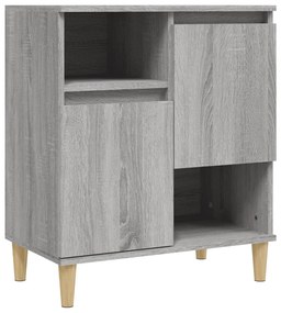 Credenza Grigio Sonoma 60x35x70 cm in Legno Multistrato