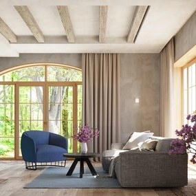 Lampada da parete bianca ø 10 cm Gino - Sollux