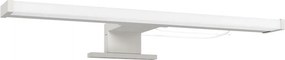 Lampada LED da Specchio 35cm 4W Grigio Chiaro Tripla Installazione Colore Bianco Caldo 3.000K