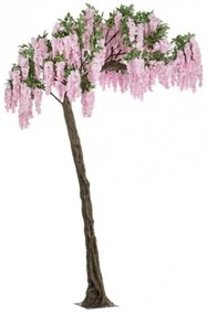 Albero artificiale Glicine rosa h320 cm