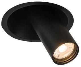 Shilo 7804 - Faretto da incasso YAKUMO 1xGU10//MR11/15W/230V nero