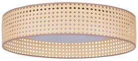 Duolla - Plafoniera LED ROLLER LED/24W/230V diametro 45 cm rattan