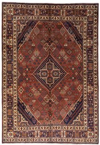 Josheghan Tappeto persiano 220 x 320 Rosso (Iran) Annodato A Mano