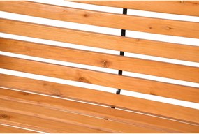 Panchina da giardino in legno con struttura in acciaio Bellevue - Garden Pleasure