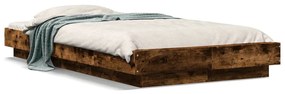 Giroletto Luci Led Rovere Fumo 90x190 Cm İn Legno Multistrato /