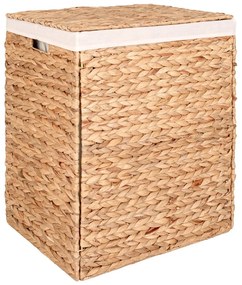 Cesta per il bucato di colore naturale in giacinto d'acqua Passo – House Nordic