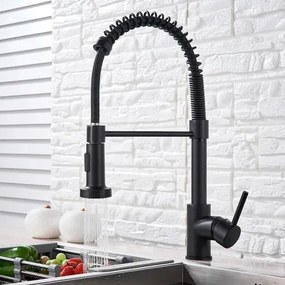REA-B4820 - Miscelatore da cucina con doccetta estraibile COLIN 42,5 cm nero