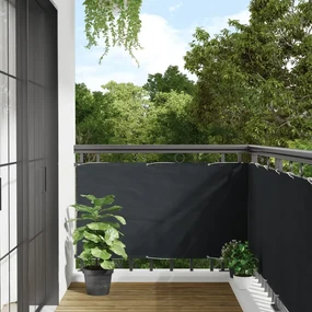 Paravento Da Balcone Antracite 600x75 Cm İn Pvc /