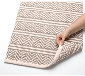 WENKO 24868100 - Tappetino da bagno SHAKI 50x80 cm beige/bianco